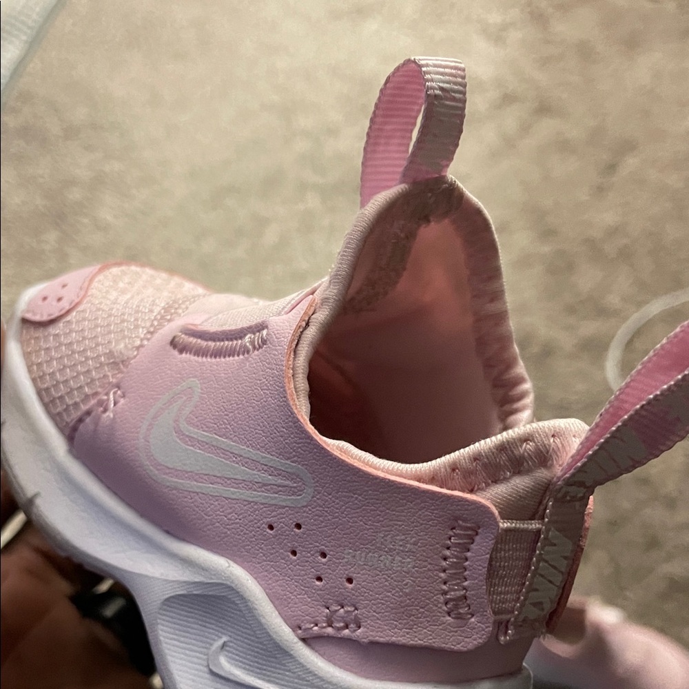 Nike Kids Light Pink Slip-On Sneakers - Picture 3 of 3